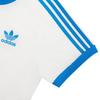 Adidas Originals SS25 Cali Fashion Comfortable Versatile Simple Short Sleeve T-Shirt Men Tops Han-Jade-White Bird-Feather-Blue KR0291