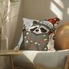 Funny Animals On the Internet Cushion Cover DoubleSided Plush Sofa Cushion Covers Organic Breathable Invisible Zipper