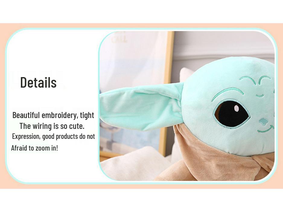Cross-border Star Wars Baby Yoda Plush Toy: Master Yoda Baby Version