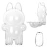 LABUBU V1 V2 Transparent Protective Case Protective Cover Armor Dustproof Scratch-Resistant Clear Cover for Ultimate Protection
