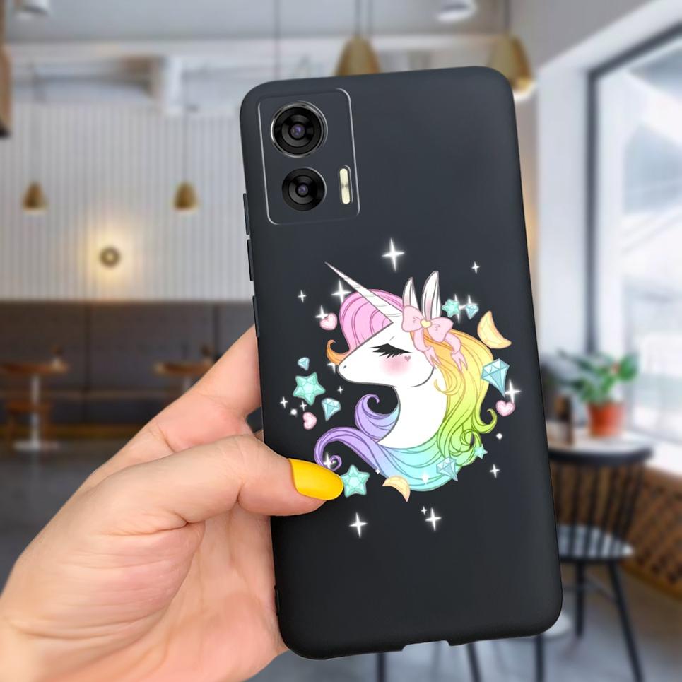 Pro Moto Edge 30 Neo 30 Lite Nárazníkové Pouzdro Květinový Pár Srdce Lásky Potisk Kryt Telefonu Pro Motorola Edge30 Neo 30Neo Měkké Obaly