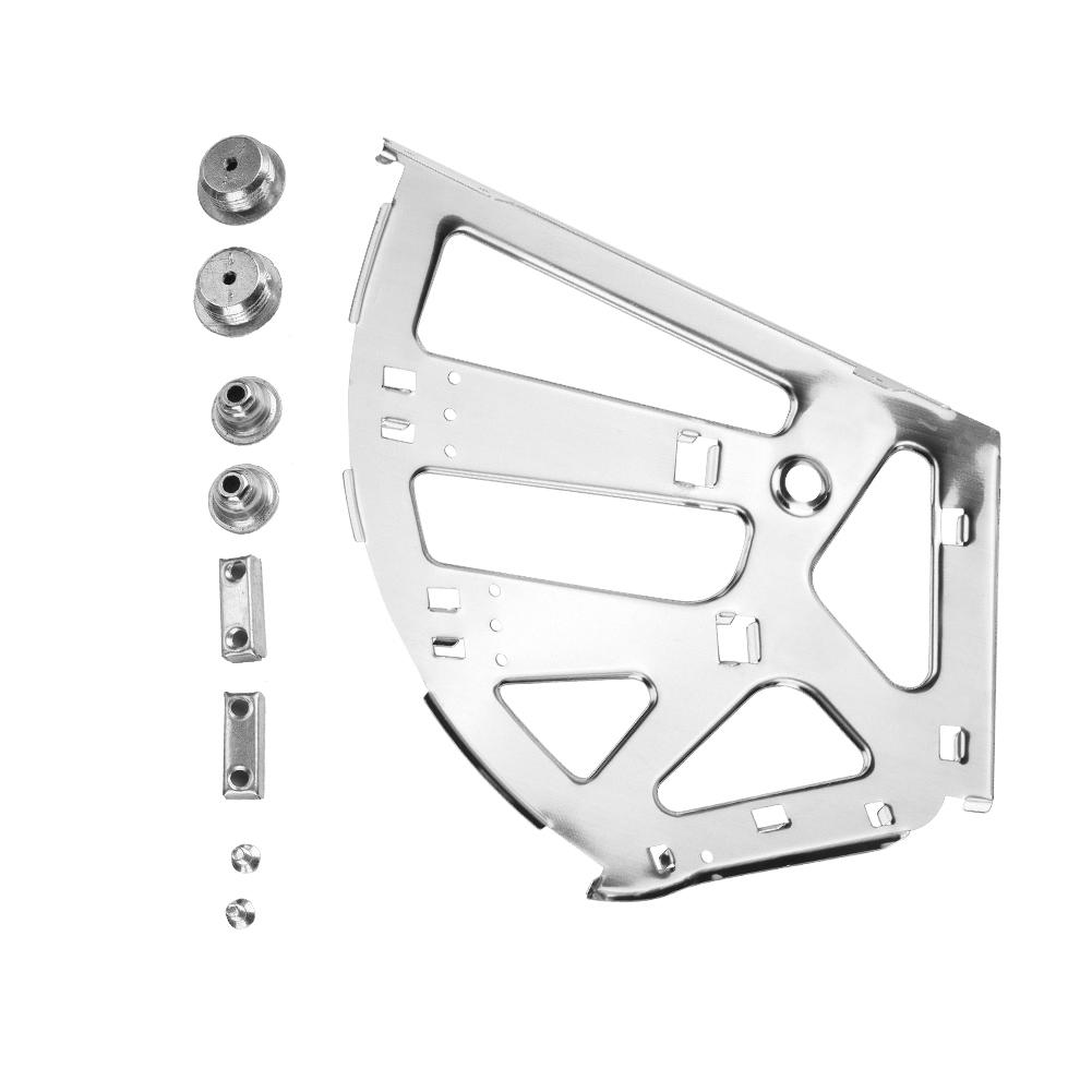 1 Pair Shoes Drawer Cabinet Hinges Frame  Movable Turning Rack Fittings (3 Layers)