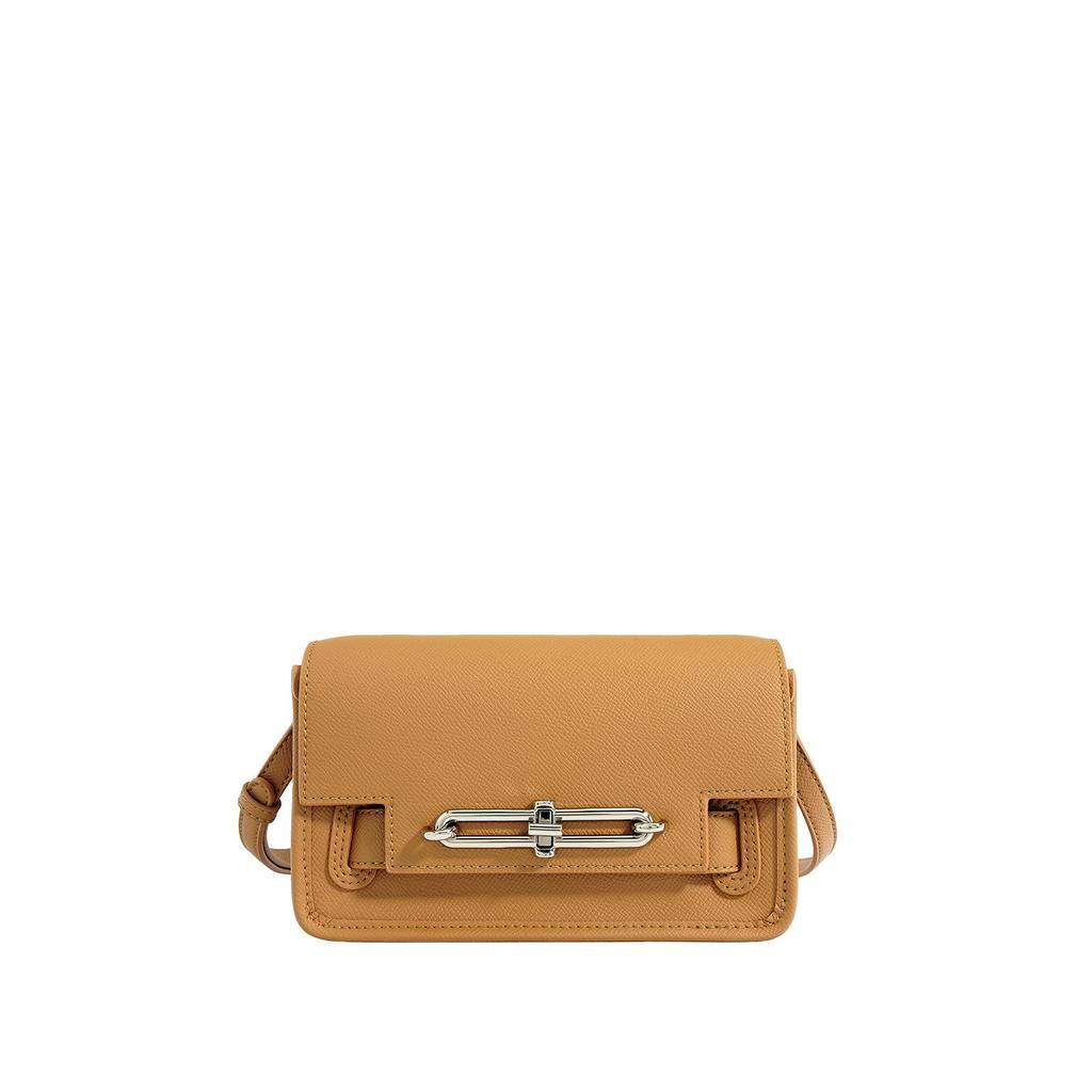 Frühlingsleder Schweinenasentasche, Einfaches Pendeln, Lässig und Vielseitig, Einzelschultertasche, Leder Umhängetasche, Kleine quadratische Tasche