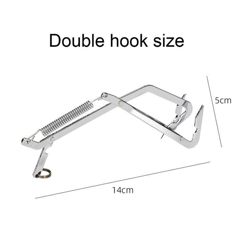 

Grabber Gripper Нержавеющая сталь рыболовный зажим держатель щучья ловля плоскогубцы из нержавеющей стали рыболовные снасти контроль плоскогубцы зажим Double hook