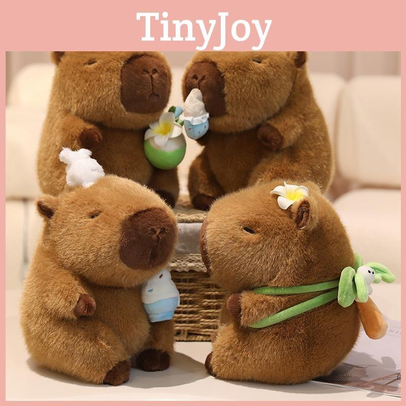 Toy Plush Capybara Ice Cream Smoothie Toy Childrens Animal Doll Cartoon