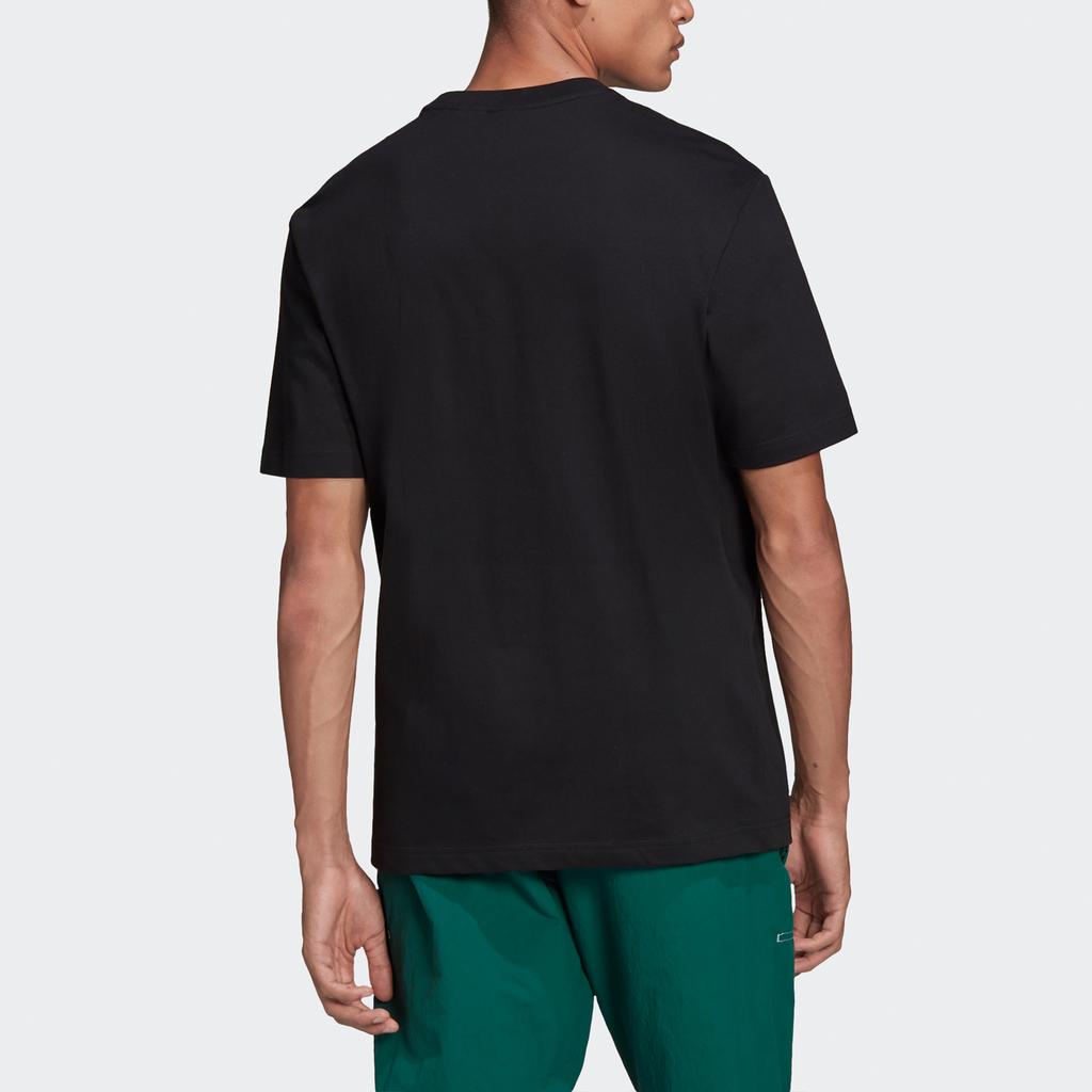 Adidas Originals Adv Mount Retro Graphic Sports Tee Men Tops Black GN2357