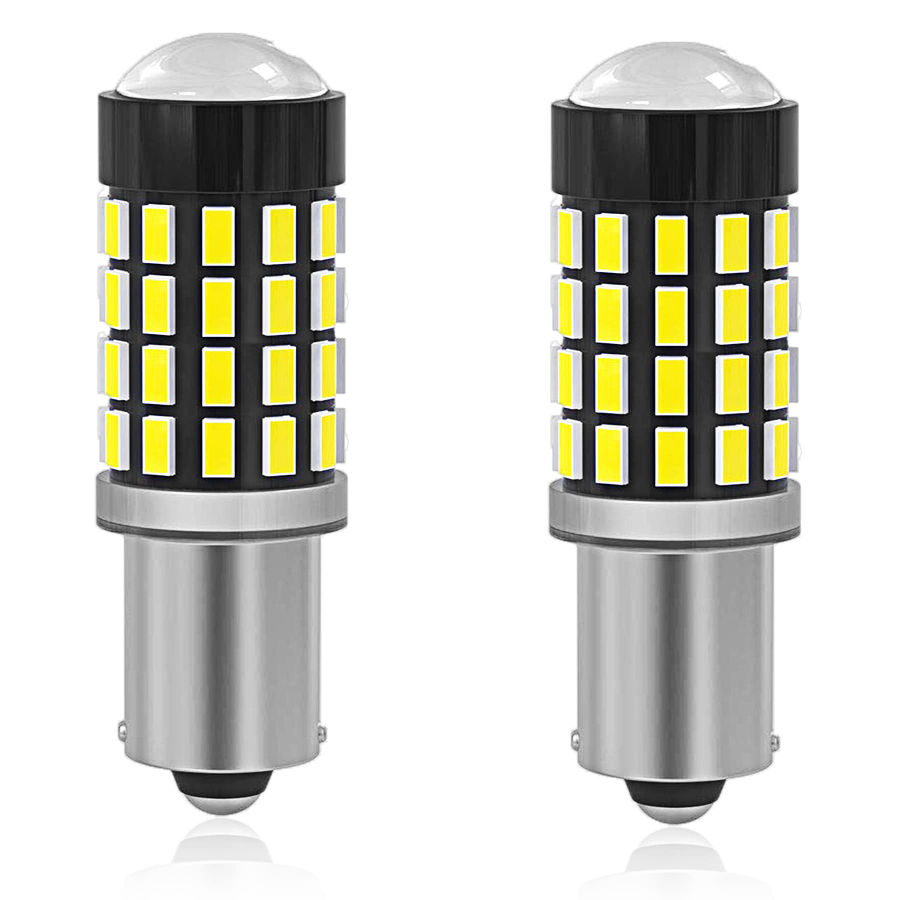 TORIBIO Car LED Light, Super Bright Back Lamp, LED Lamp, 1156/S25 Single Ball-White белый