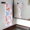 IKS Chusen Tenugui Hand Made in 34 x Prime Fabric Towel, Japan, 88cm, 100% Cotton, (Unfinished) (Cat Orange)