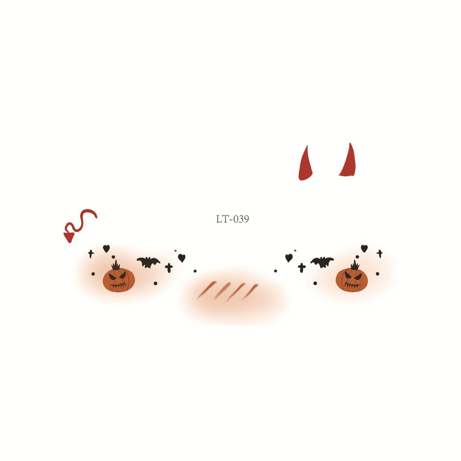 

Хэллоуин Лицо Наклейки Для Глаз Подводка Для Глаз Тени Для Век Временные Наклейки Наклейки Для Женщин Девочек Хэллоуин Костюм Косплей Одежда Аксессуары Партии One Size