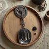 Cross Keychain Denim Hat: Western Cowboy Tribe Style Bag Charm