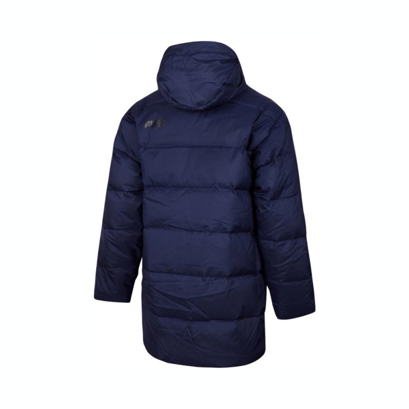 Puma Hooded Down Coat Simple Fashion Zipper Drop Shoulder Long Sleeve Down Jacket Men Coats Blue 678321-06