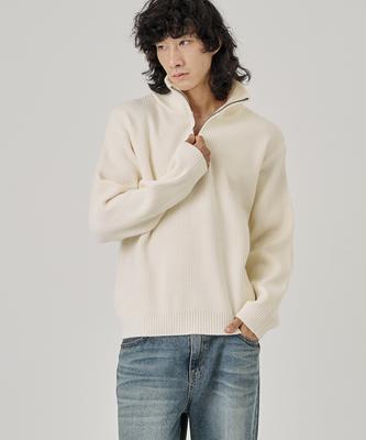 THE-ABON Foam Half-Zip Cream