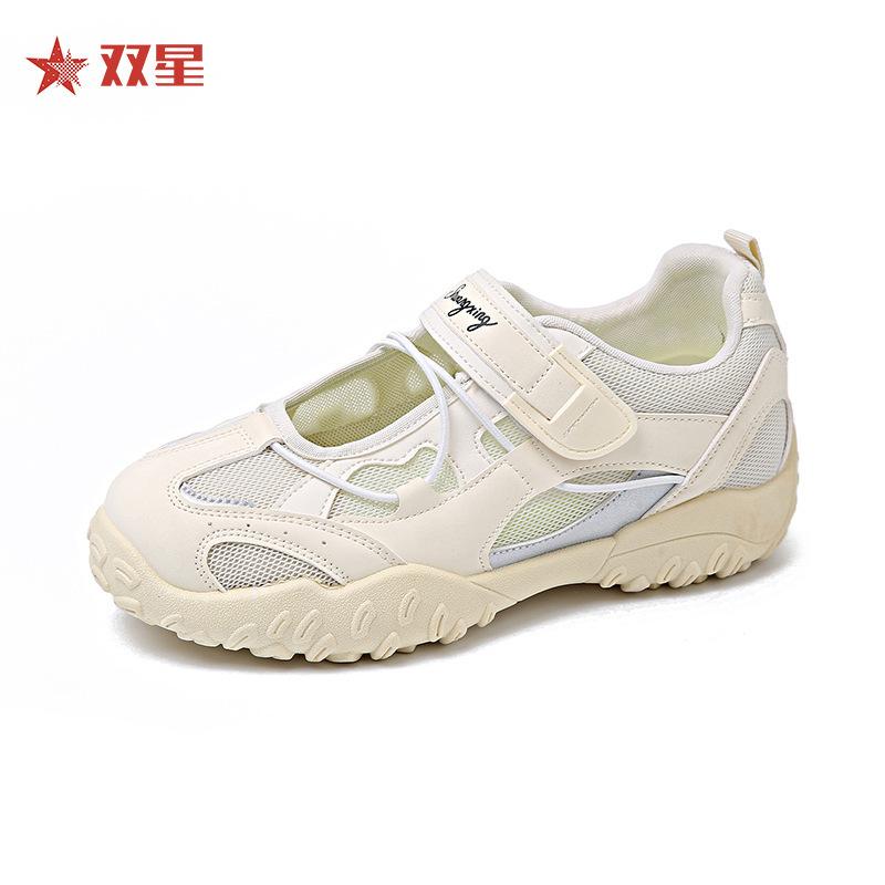 China Double Star's new Velcro summer Mary Jane shoes breathable sports single shoes ugly and cute casual matching