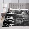 Soft Blanket Travel Office Silent Hill 2 Horror Metal Bedding Throws Flannel Bedspread For Couch Chair Graphic Sofa Bed Cover