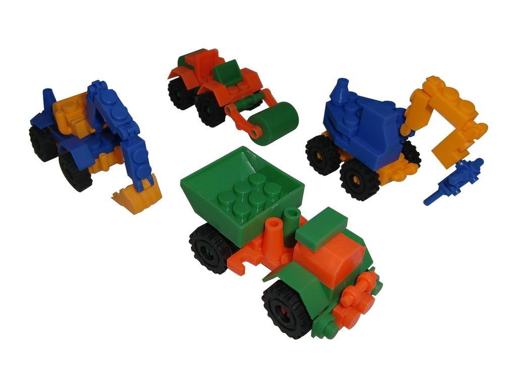 Small Toy Building Blocks Construction Truck, 50 Pieces