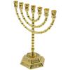 Seven Branch Religious Candlestick Metal Hanukkah Menorah Je Holder Desktop Candlesticks Simple Holders Base Nament