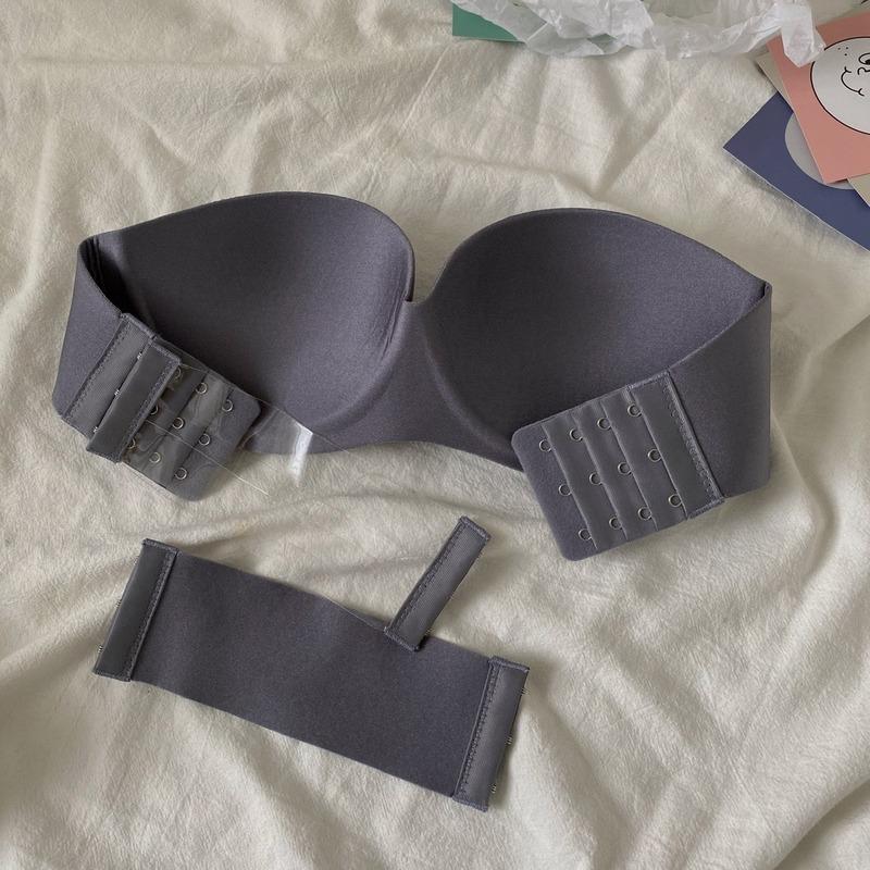 Women Sexy Strapless Bra Invisible Push Up Bras Underwear Seamless Solid Without Straps Bralette Lingerie