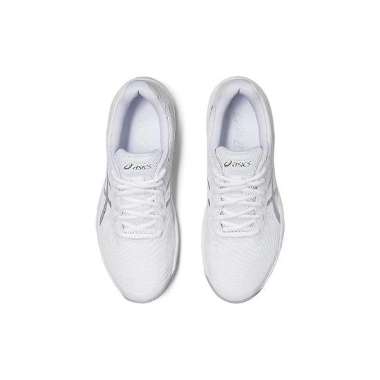 Asics Gel Game 9 Weiß Reinsilber Damen Sneaker 1042A211-100