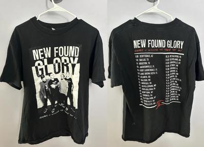 Rare New Found Glory Band Tour Black T-shirt S To 5XL 2F1918