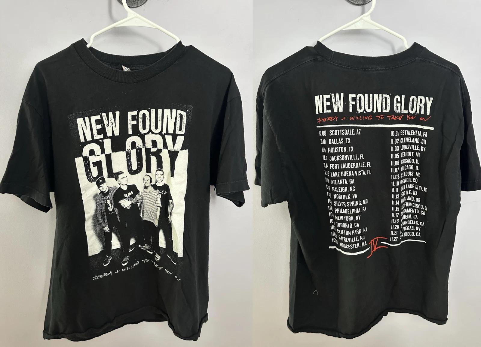 Rare New Found Glory Band Tour Black T-shirt S to 5XL 2F1918 L