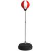 Punching Bag with Stand Boxing Bag Set with Adjustable Height, Red