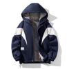 Large Size Jacket, Men's Hooded Loose Workwear, Mountain Style Outdoor Clothing, Plus Size Assault Jacket, Casual Jacket