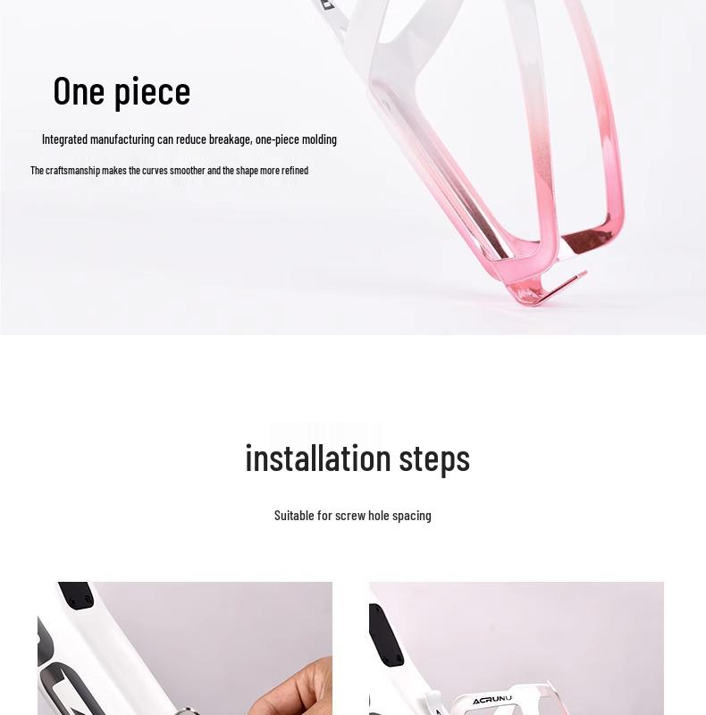 ACRUNU Colorful Aluminum Bike Water Bottle Cage for Mountain & Road Cycling