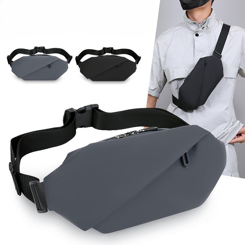 New Men's Bag Outdoor Running Mobile Phone Bag Multifunctional Large Capacity Leisure Shoulder Messenger Bag