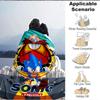 1pc Sonic Flannel Throw Blanket HD Printed Lightweight Soft Warm All Season Blanket for Sofa, Bed, Travel, Camping Machine Washable