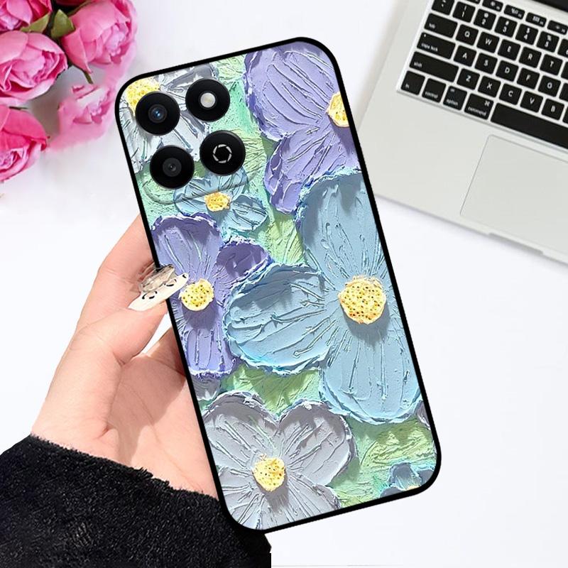 Case For Honor 200 Smart 5G Capa X7c 4G Cute Shockproof Silicone Phone Cover For Huawei Honor Play 60 Plus Bumper Play 9T Coque