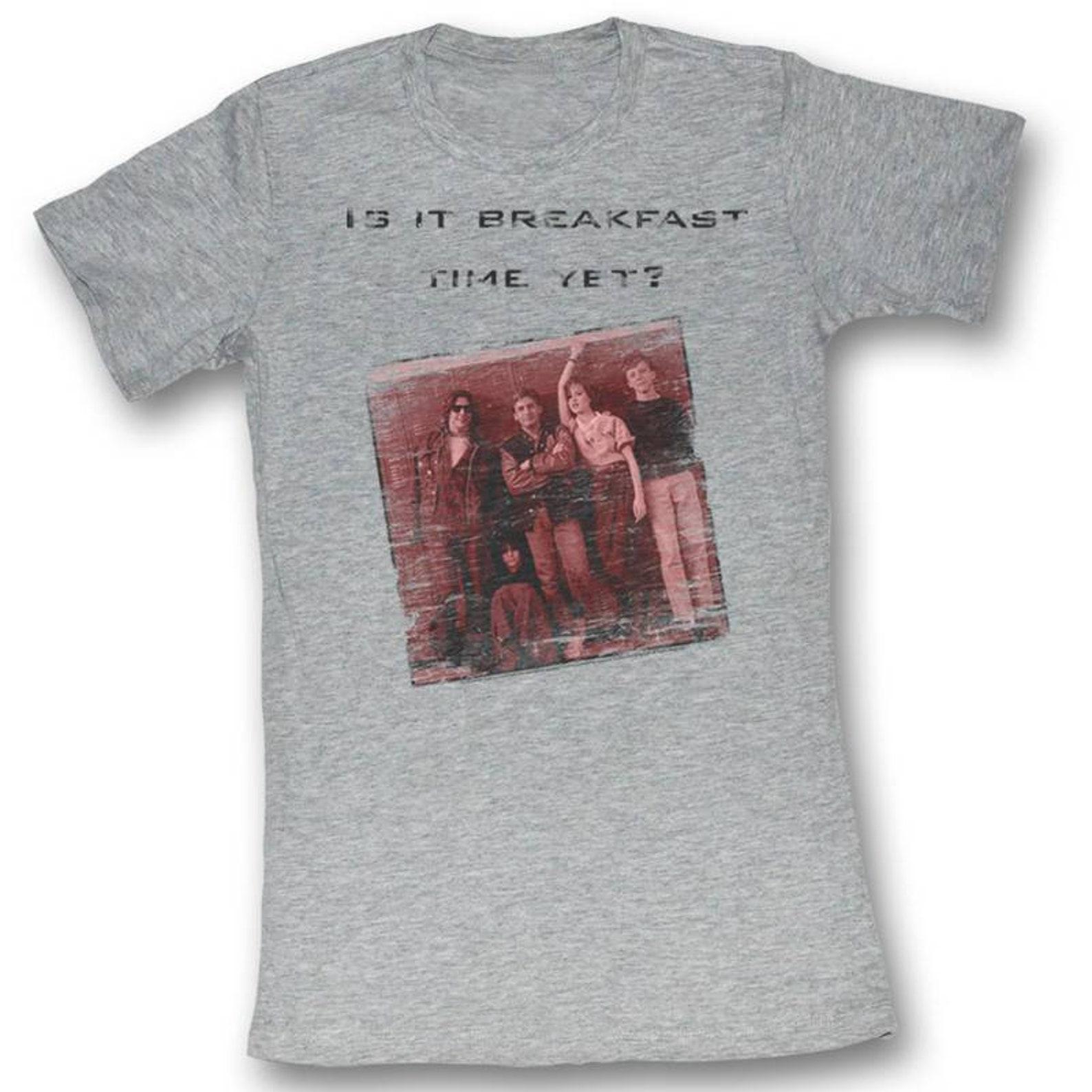 Breakfast Club Breakfast Time Gray Junior Women s T-Shirt S