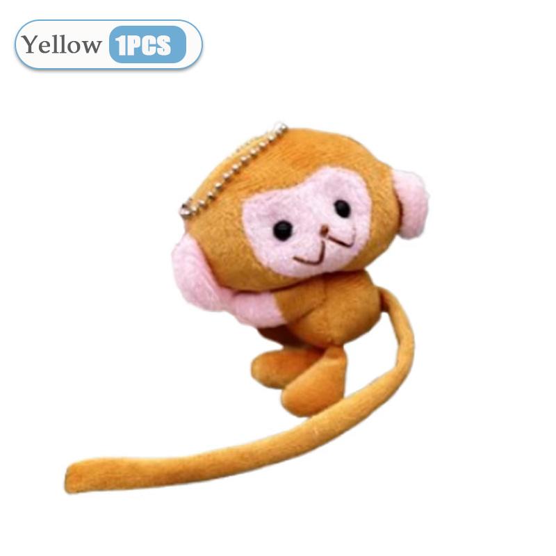

Cartoon Long Tailed Monkey Doll Key Chain Pendant DIY Plush Toy Doll Keychain Backpack Pendant Accessories Gift for Children