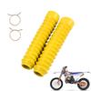 LINGQI RACING Motorcycle Front Fork Shock Dust Covers Gaiters Boots Rubber Protector Boot For Dirt Pit Bike Off Road Universal