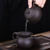 Chinese Yixing Purple Clay Teapot  Antique Pot Handmade Xishi Tea Pot Tradition Tea Set Household Drinkware