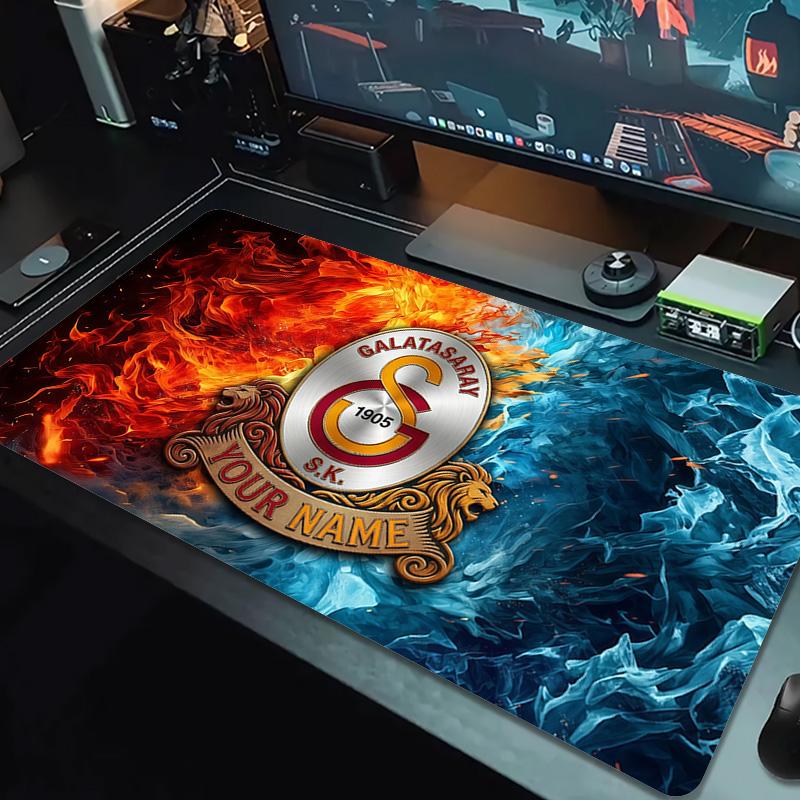 Galatasaray S.K Print Cushion Non-slip Laptop Tablet Big Mousepad XXL Mat Mini PC Playmat With Lock Edge