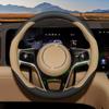 For AITO M9 2026 M7 M8 Anti-slip Leather Car Steering Wheel Cover Interior Accessories Breathable Handle Decor Covers