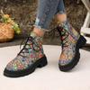 Fashion 2025 New Womens Autumn New Designer Thick-soled Non-slip Short Boots Casual Lightweight Wear-resistant Womens Boots Large Size