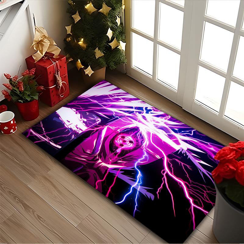 1pc Naruto Printed Chair Rug for Home Office Use, Living Room Kitchen Game Room Area Carpet