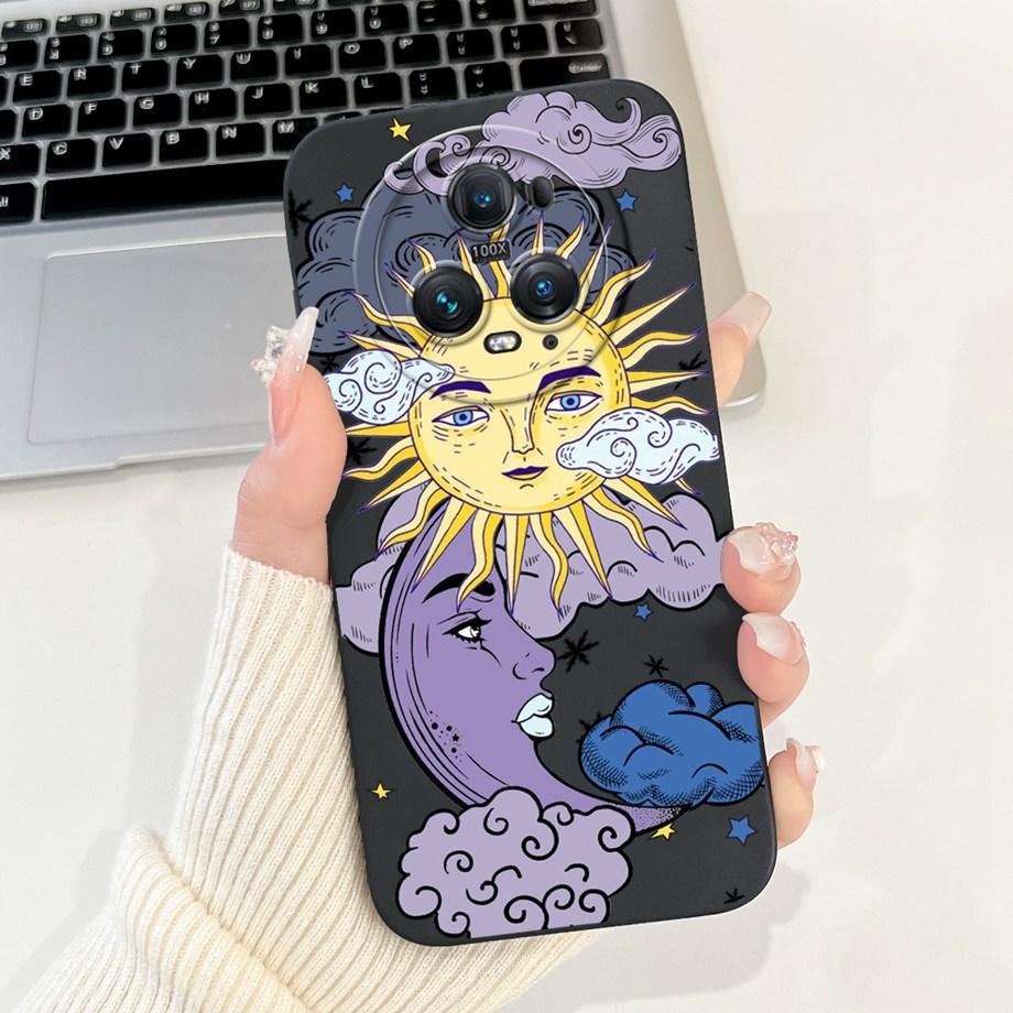 For Honor Magic5 Lite 5 Pro Magic4 Magic6 Lite Case Soft Silicone Back Cover Panda Marble Dragon Cat Astronaut Cartoon Bumper