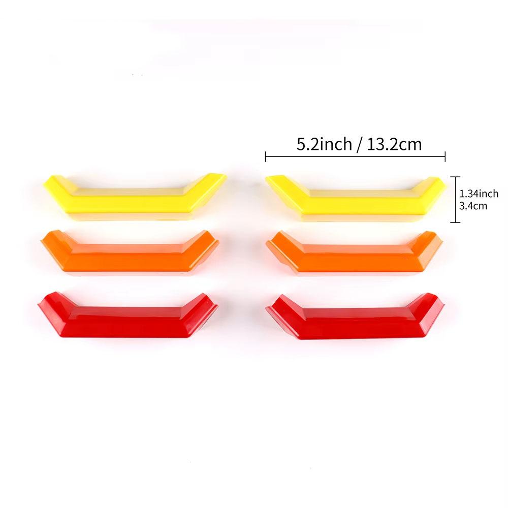 Car Front Grille Badge Emblem for Toyota Tacoma 2025 2025 2026 Strip Air Inlet Auto Exterior Car Accessories Styling 3 Colors