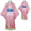 Nezuko Kamado Pink Kimono Cosplay Costume for Halloween