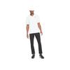 Nike Solid Color Logo Pullover Polo Shirt Men Tops White DH0822-100
