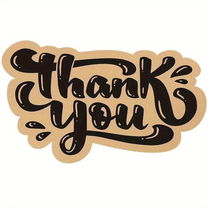 50 Sheets/pack, Unique, Thank-you Card, Small Business, Green Thank-you Card, Party Decoration, Commercial Thank-you Card, Wedding Decoration Label