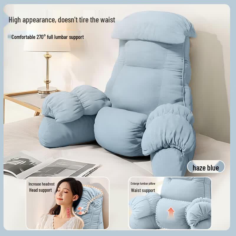 Soft Bedside Backrest Reading Pillow
