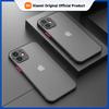 Xiaomi Shockproof Armor Matte Case For iPhone 14 11 12 13 Pro Max XR XS X 7 8 Plus SE Mini Luxury Silicone Bumper Clear Hard PC Cover