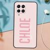 Personalised Pastel Custom Name For Samsung Galaxy M13 M23 M33 M53 M51 M21 M31s M30s M20 M14 M34 M54 M12 M32 M52 Case Funda