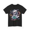 HOT SALE Bones Astronaut Fun T-Shirt - Humorous Space Galaxy Halloween Pattern T-Shirt Soft Round-neck Tee Streetwear Style
