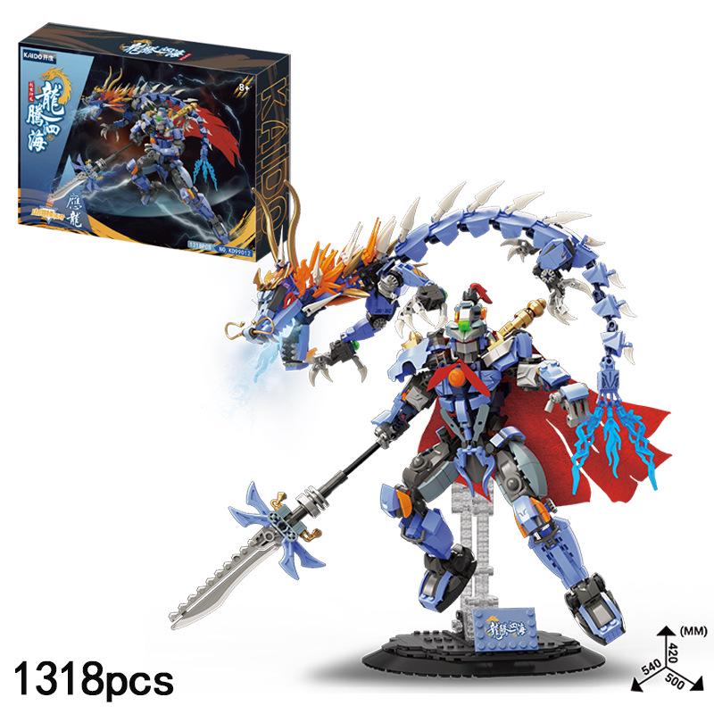 

Дракон бороздит моря: Меха Иньлун Модель из строительных блоков KD99012