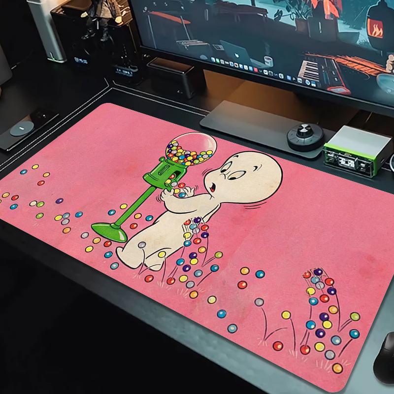 Casper Mouse Pad Large Gaming Table Cushion Nonslip Laptop Tablet Big Mousepad Xxl Mat Mini Pc Playmat With Lock Edge