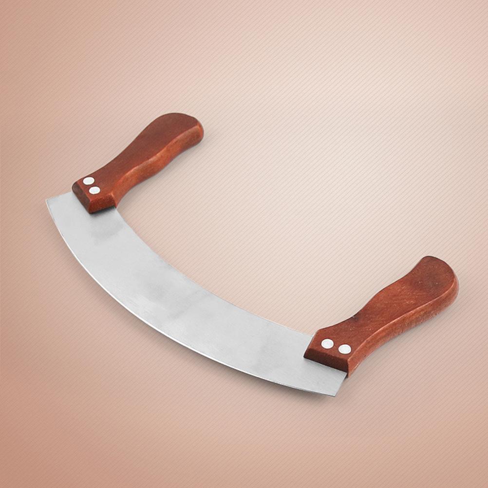 

1pc Double Handle Nougat Cutter Kitchen Tool Ergonomic Design Easy Clean Suitable For Home Nougat Shops Cutter Arc Accessories
